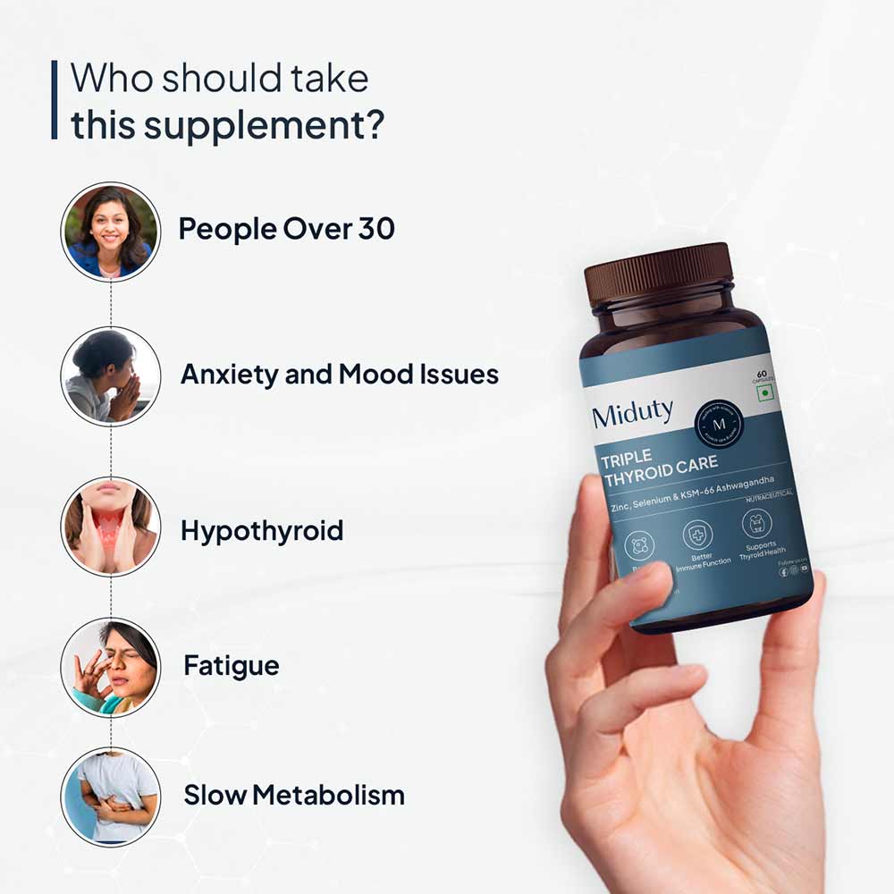 4 - Miduty Triple Thyroid Care,  60 capsules 