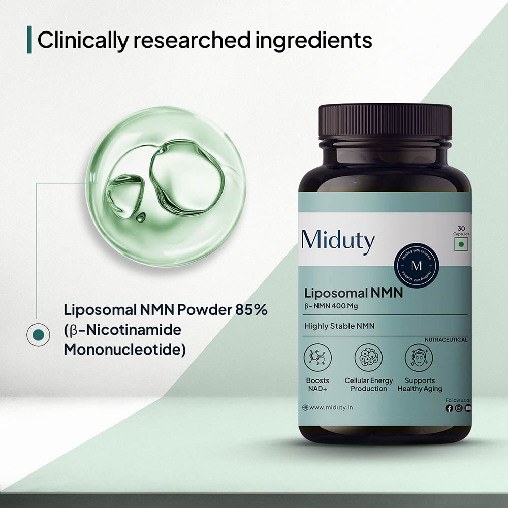 9 - Miduty Liposomal NMN,  30 capsules 