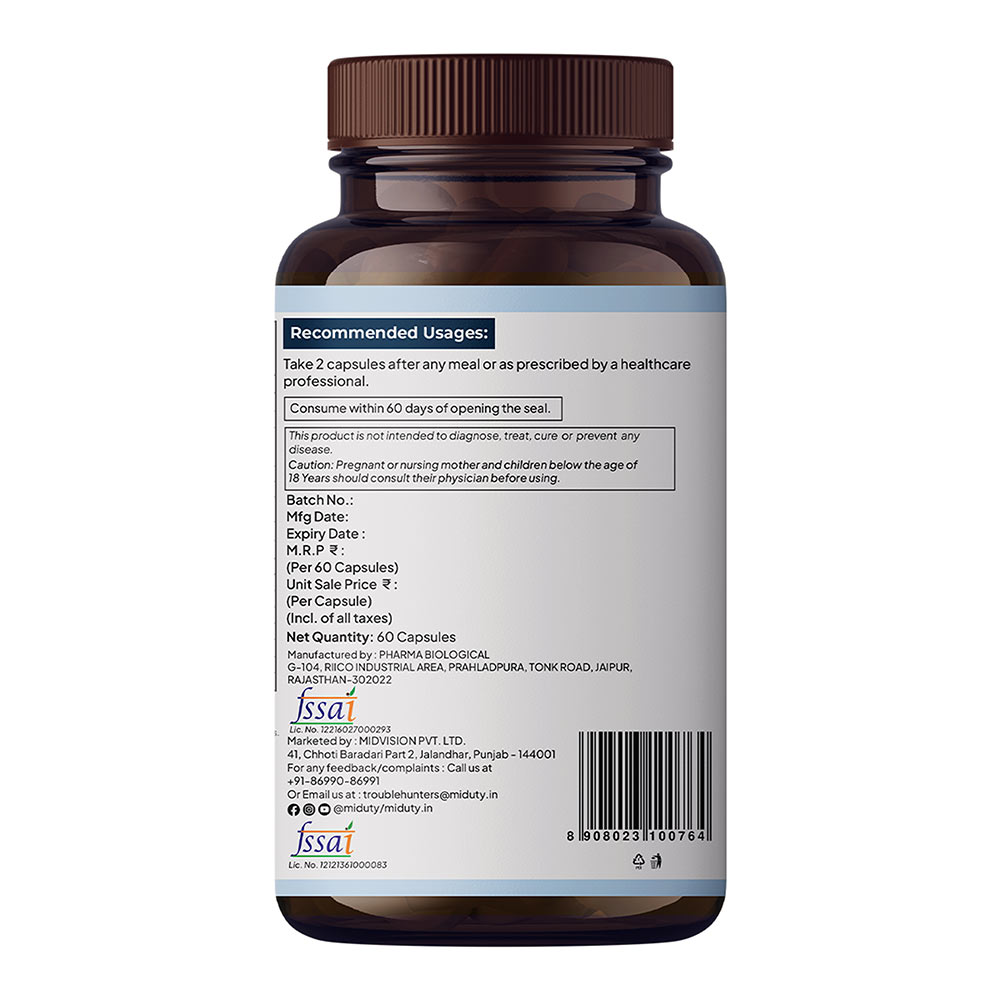 4 - Miduty Lung Detox,  60 capsules 