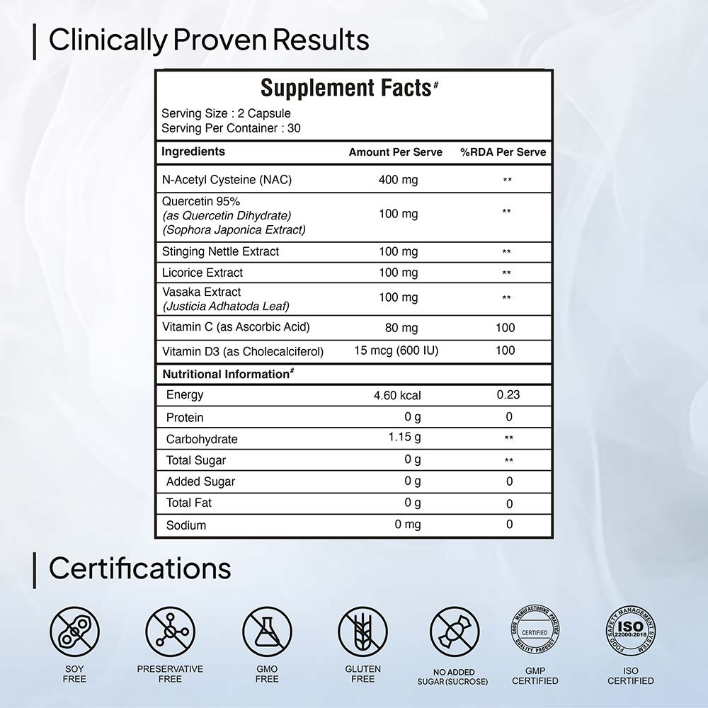 9 - Miduty Lung Detox,  60 capsules 
