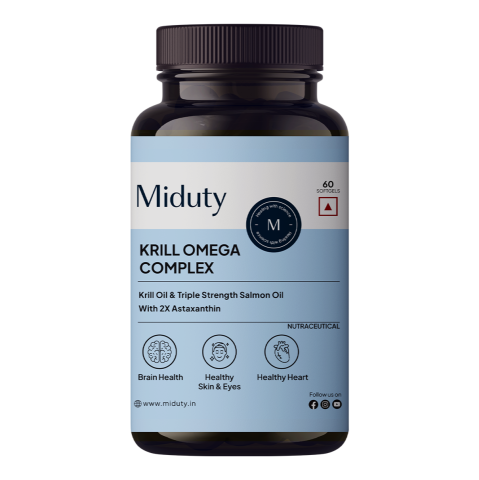 1 - Miduty Krill Omega Complex,  60 softgels 