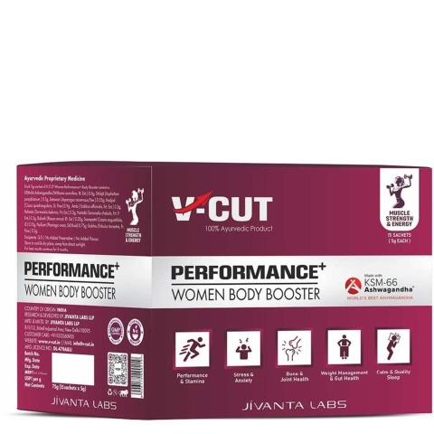 1 - V-Cut Performance+ Women Body Booster,  15 sachets/pack 
