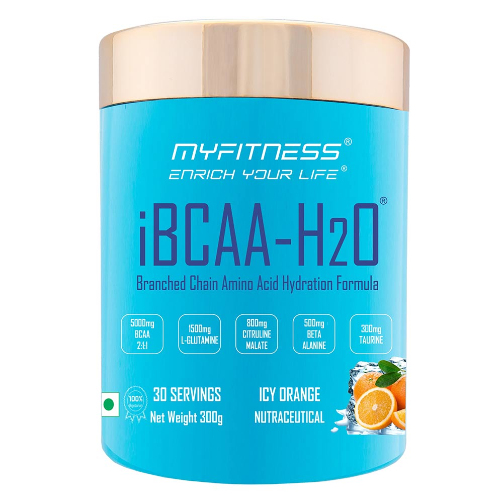 1 - Myfitness iBCAA-H2O,  0.66 lb  30 Servings  Icy Orange 