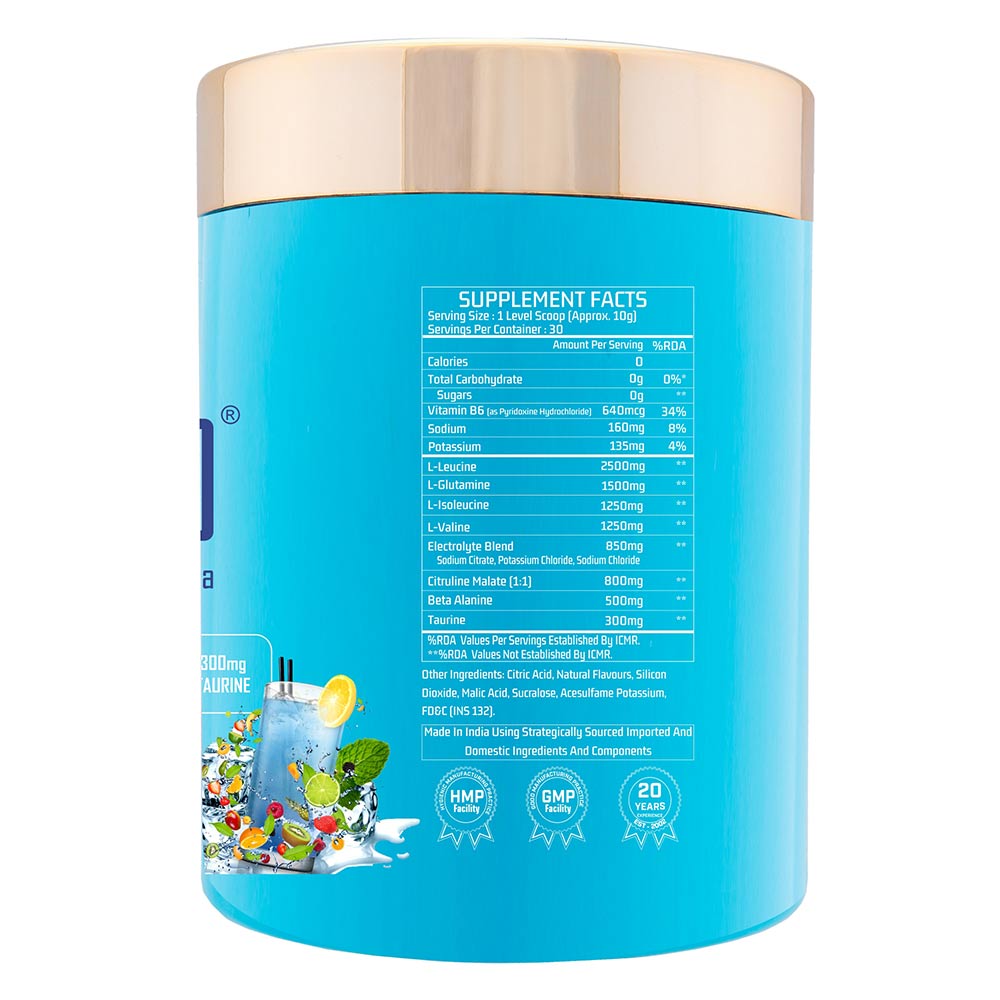 2 - Myfitness iBCAA-H2O,  0.66 lb  30 Servings  Paradise Fusion 