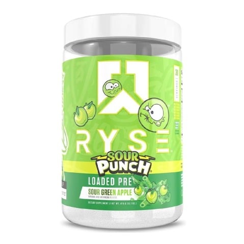 1 - Ryse Loaded Pre,  1.044 lb  Sour Punch Green Apple 