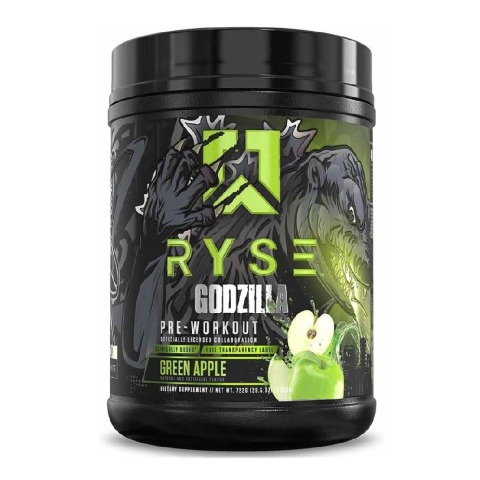 1 - Ryse Godzilla Pre Workout,  1.59 lb  Green Apple 