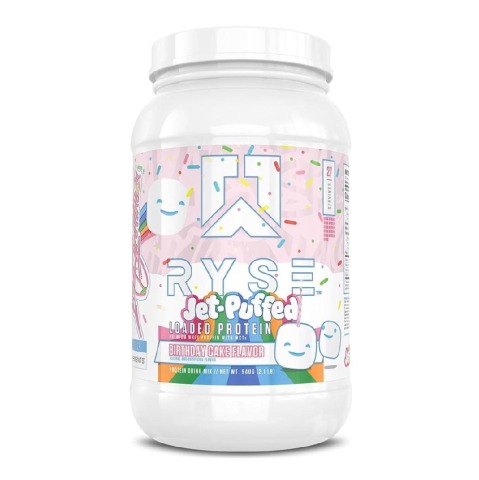 1 - Ryse Loaded Protein,  2.1 lb  Jet-Puffed Birthday Cake 