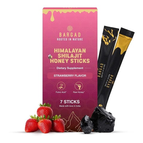 1 - Bargad Himalayan Shilajit Honey Sticks Strawberry Flavour,  7 Stick(s) 