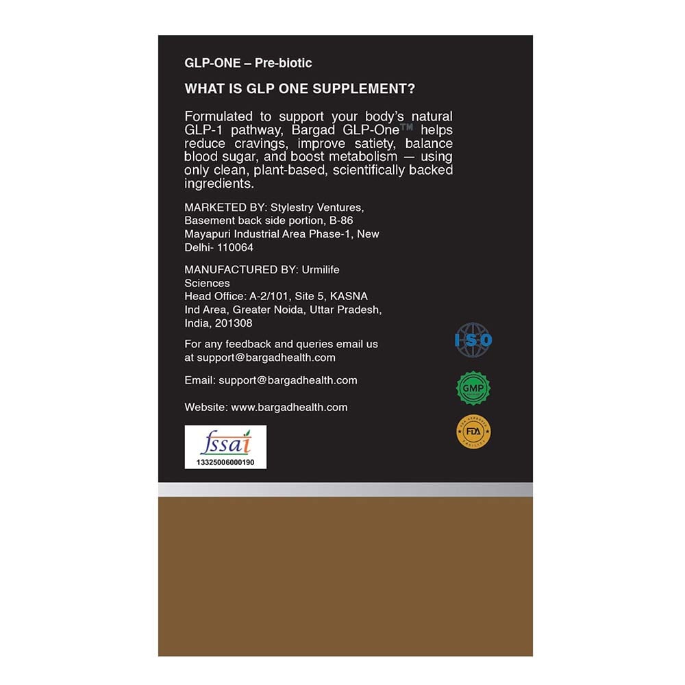 4 - Bargad 3-in-1 GLP-One,  60 capsules  Unflavoured 