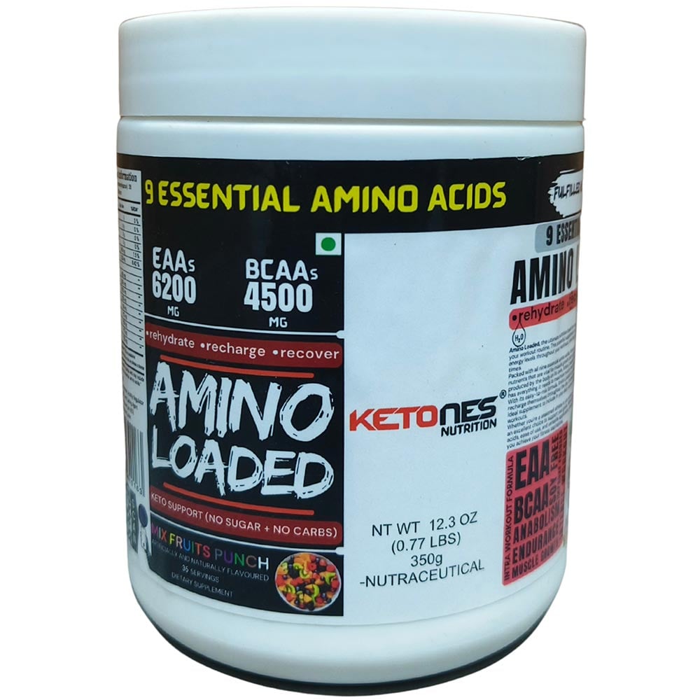 1 - Ketones Amino Loaded EAA - Rise Series,  Mix Fruit Punch  0.77 lb  35 Servings 