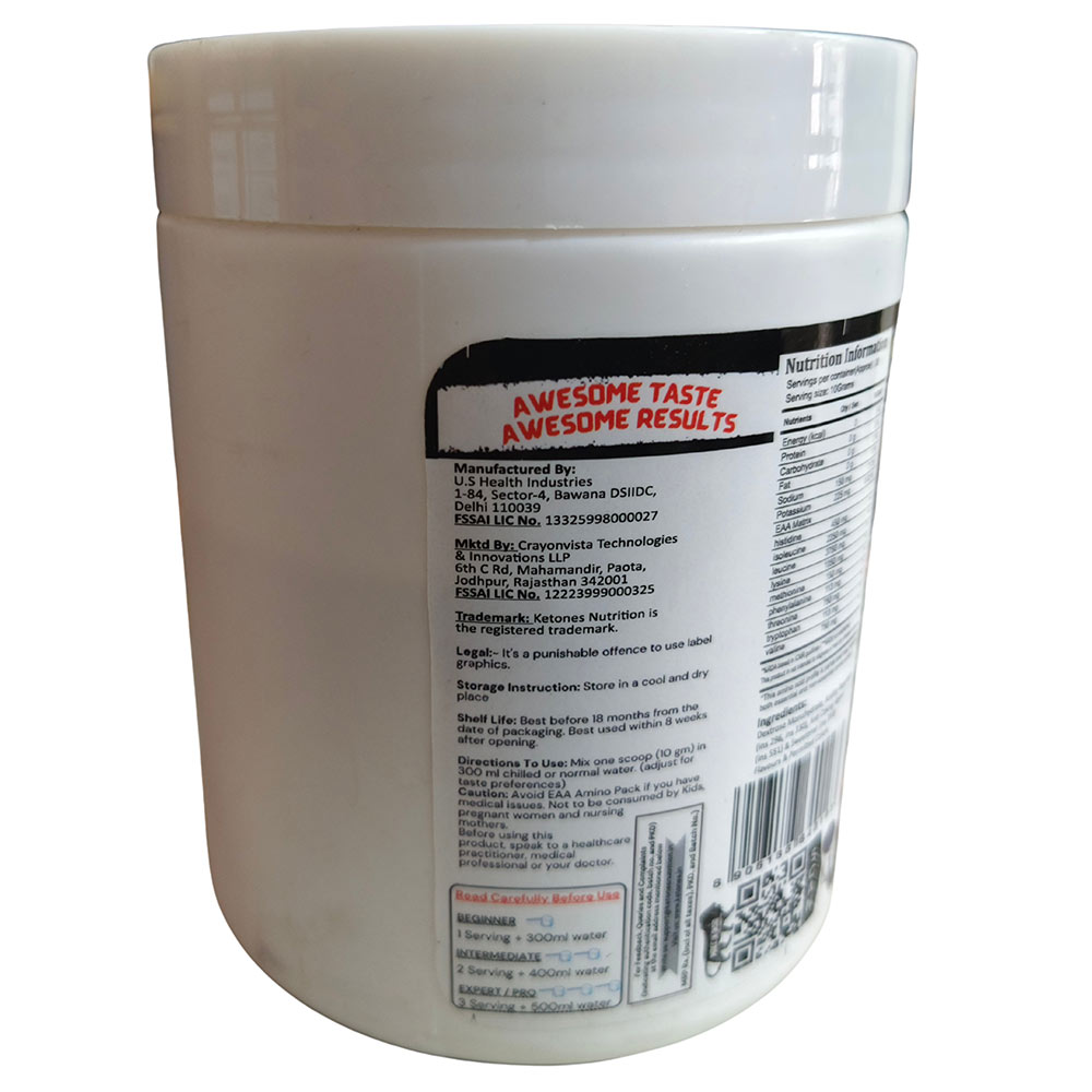 2 - Ketones Amino Loaded EAA - Rise Series,  Mix Fruit Punch  0.77 lb  35 Servings 