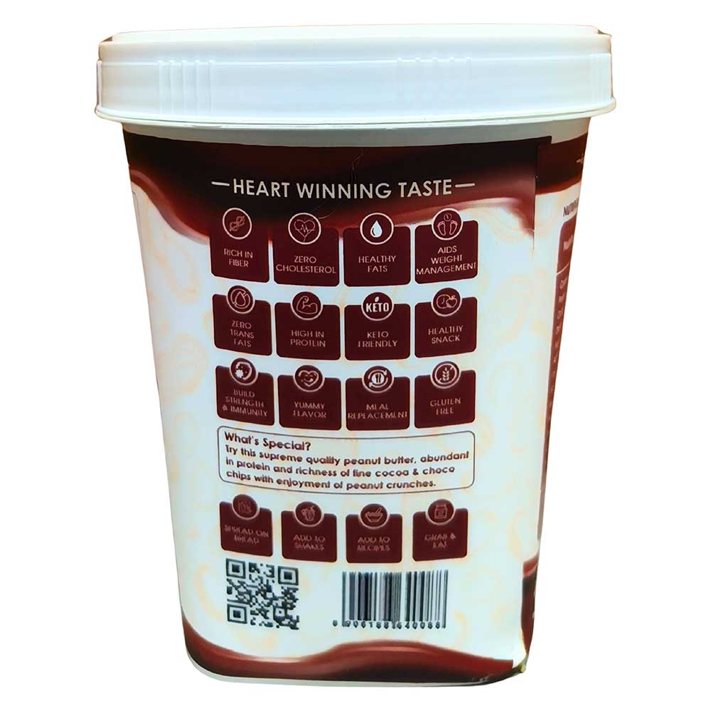 2 - Ketones Peanut Butter,  1 kg  Choco Chips Crunchy 