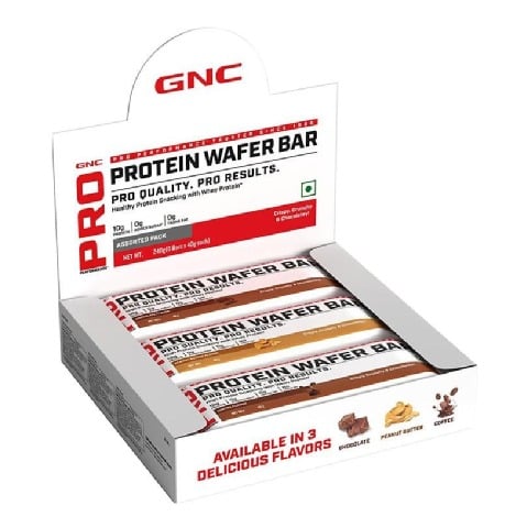 1 - GNC Pro Performance Protein Wafer Bar,  10 bar(s)  Assorted 