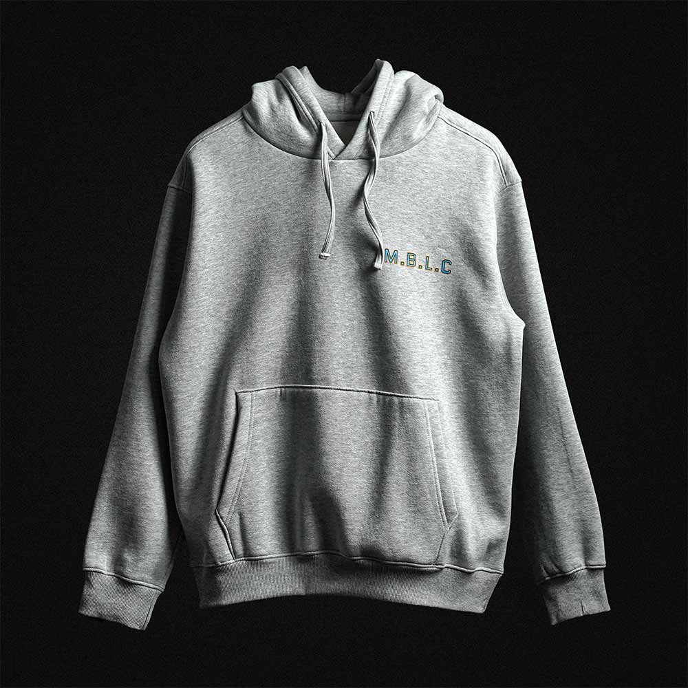 1 - MuscleBlaze Lifting Club Hoodie,  Small  Grey Melange