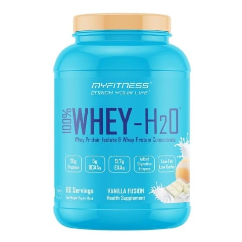 1 - Myfitness 100% WHEY-H2O,  4.4 lb  Vanilla Fusion 
