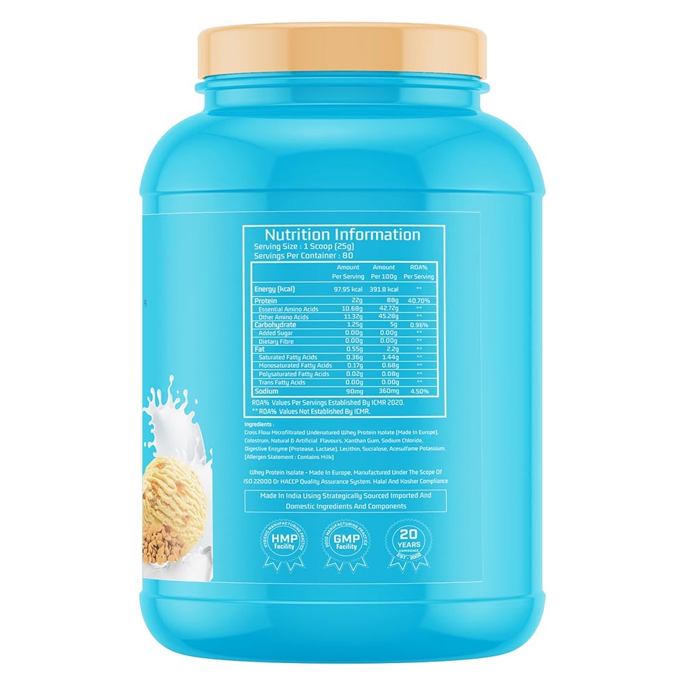 3 - Myfitness iWHEY- H2O,  4.4 lb  Vanilla Butterscotch 