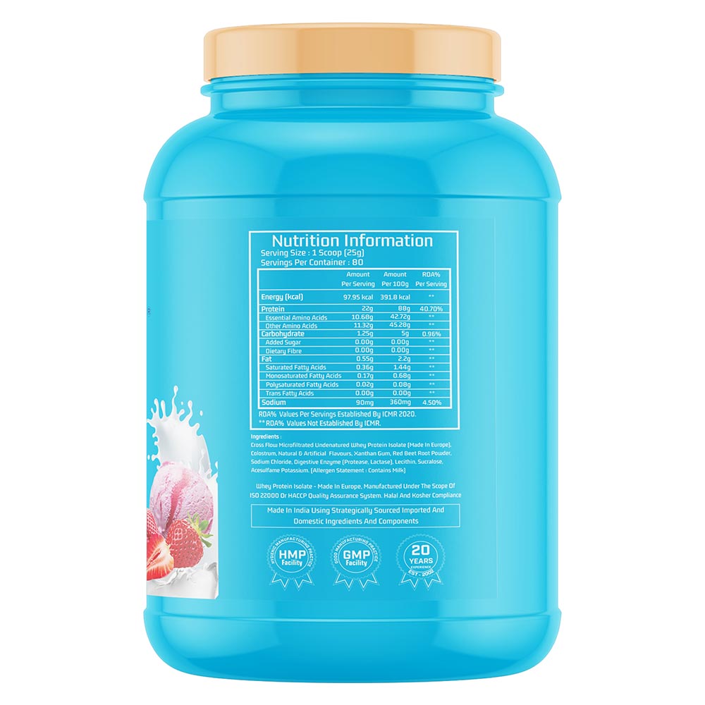 3 - Myfitness iWHEY- H2O,  4.4 lb  Strawberry Creme 