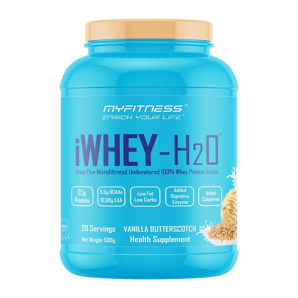 1 - Myfitness iWHEY- H2O,  1.1 lb  Vanilla Butterscotch 