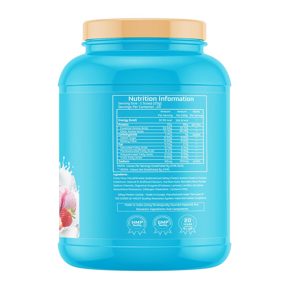 3 - Myfitness iWHEY- H2O,  1.1 lb  Strawberry Creme 