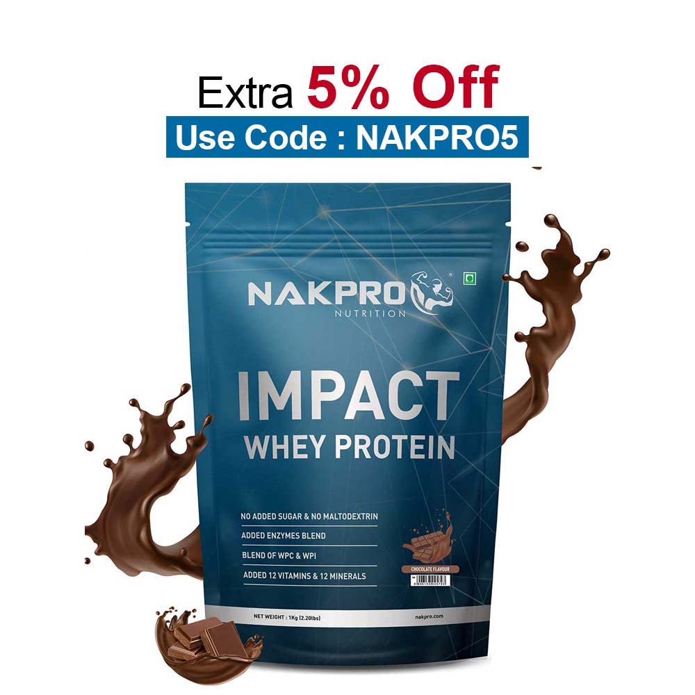 Nakpro Impact Whey Protein,  2.2 lb  Chocolate 