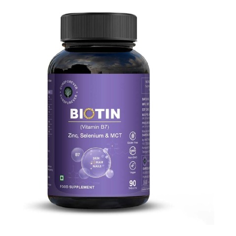 1 - CUREFOREVER Biotin 40mcg with Coconut MCT,  90 tablet(s)  Unflavoured 