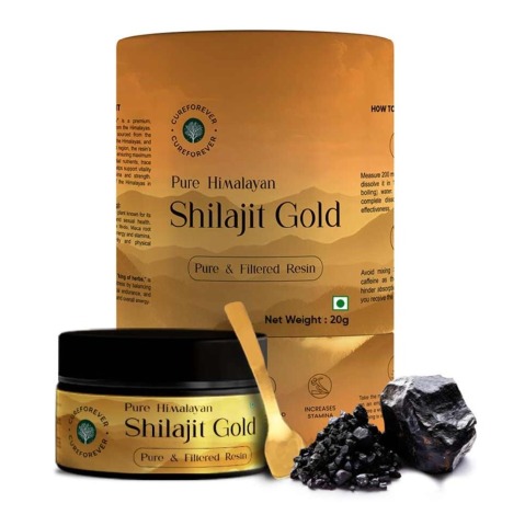 1 - CUREFOREVER Pure Himalayan Shilajit Gold Resin,  20 g 