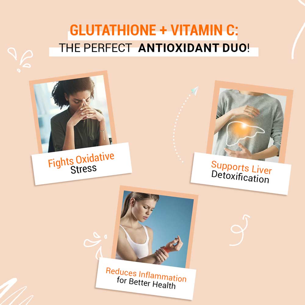 Liposomal Glutathione + Vitamin C Effervescent at Best Price in India |  https://www.healthkart.com/