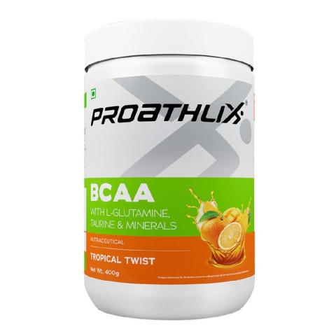 1 - Proathlix BCAA with L-Glutamine, Taurine & Minerals, 0.88 lb 30 Servings Tropical Twist