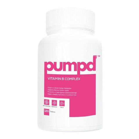 1 - Pumpd Vitamin B Complex,  120 tablet(s)  Unflavoured 
