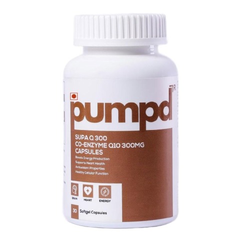 1 - Pumpd Supa Q 300,  30 softgels 