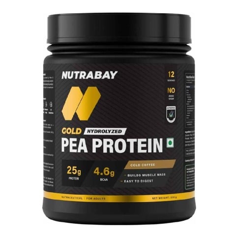 1 - Nutrabay Gold Pea Protein,  1.1 lb  Cold Coffee 