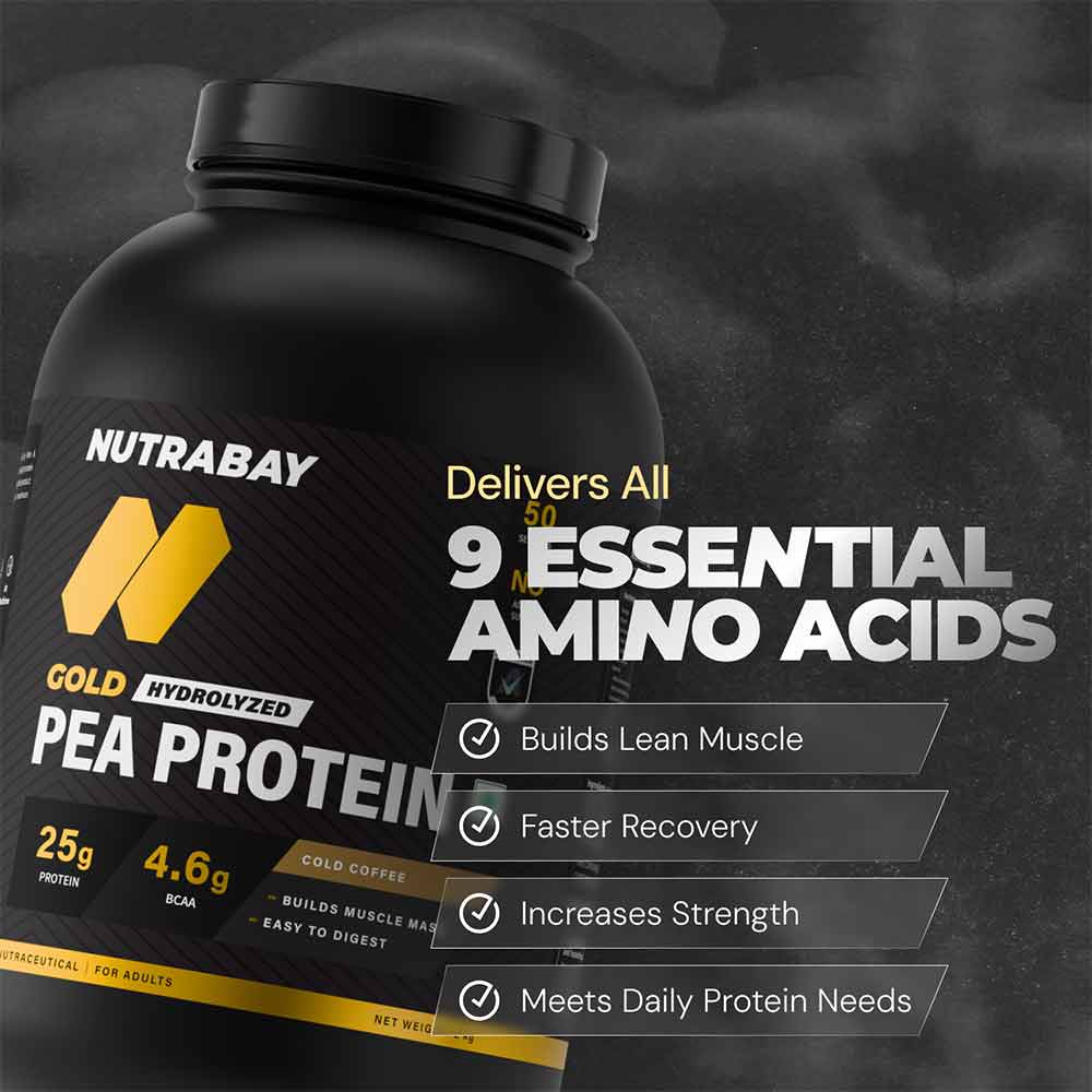 3 - Nutrabay Gold Pea Protein,  4.4 lb  Cold Coffee 