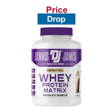 Dennis James Signature Series Whey Protein Matrix,  5 lb  Coffee 