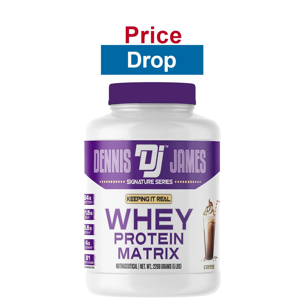 Dennis James Signature Series Whey Protein Matrix,  5 lb  Coffee 