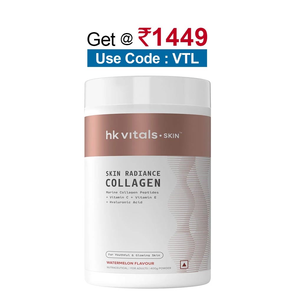HealthKart HK Vitals Skin Radiance Collagen,  400 g  Watermelon 