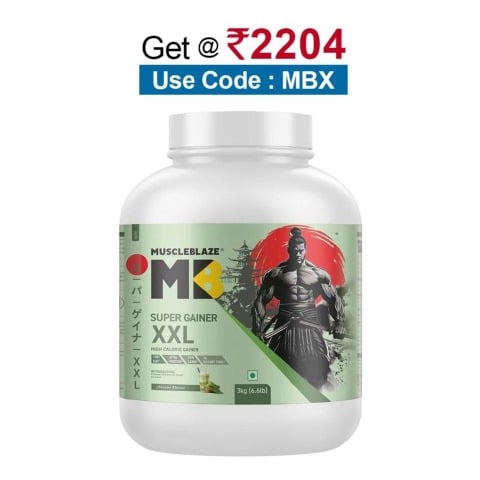 MuscleBlaze Super Gainer XXL,  6.6 lb  Matcha 