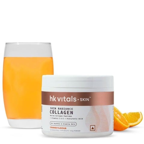 2 - HealthKart HK Vitals Skin Radiance Collagen, 100 g Orange