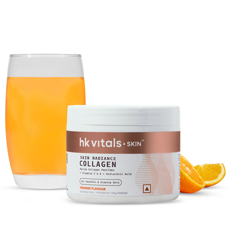 2 - HealthKart HK Vitals Skin Radiance Collagen, 100 g Orange