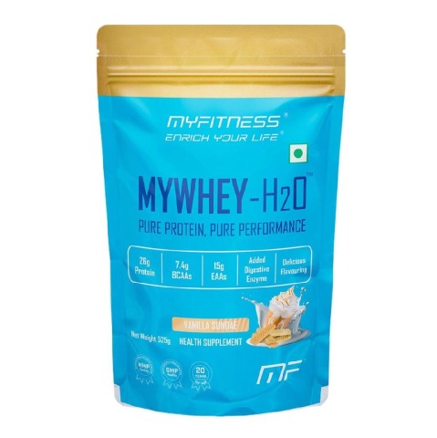 1 - Myfitness MYWHEY-H2O,  1.16 lb  Vanilla Sundae 