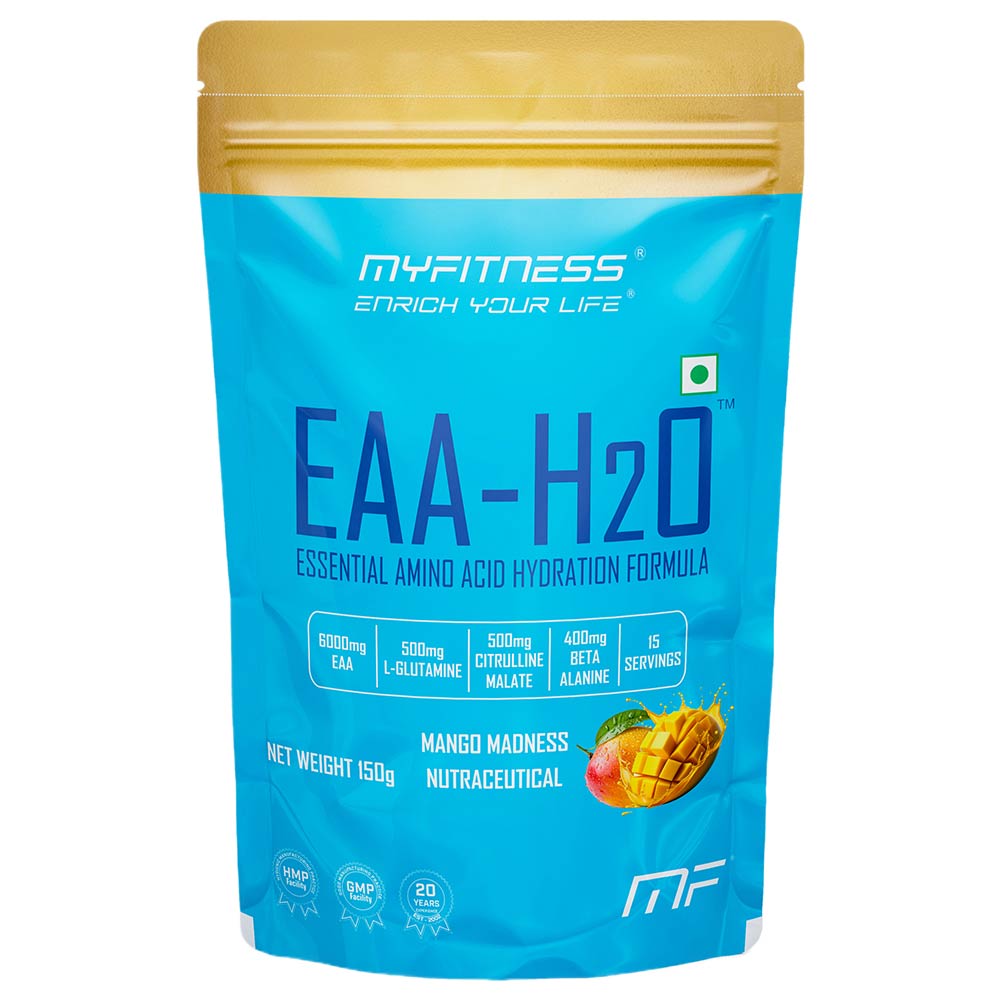 1 - Myfitness EAA-H2O,  Mango Madness  0.33 lb  15 Servings 