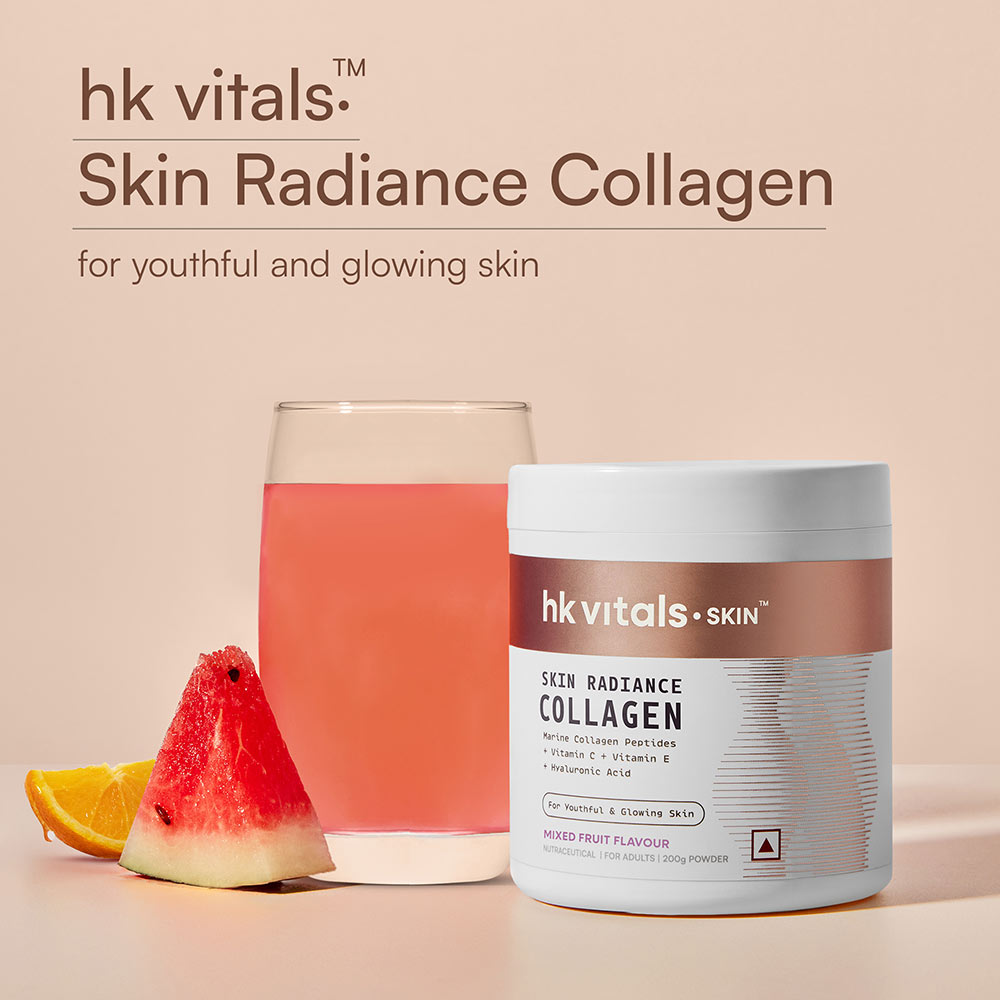 1 - HealthKart HK Vitals Skin Radiance Collagen,  200 g  Mixed Fruit