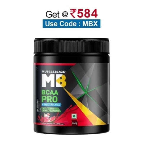 MuscleBlaze BCAA Pro,  0.53 lb  30 Servings  Watermelon Kool Aid 