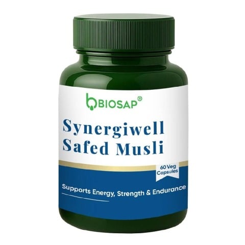 1 - BIOSAP Synergiwell Safed Musli,  60 veggie capsule(s) 