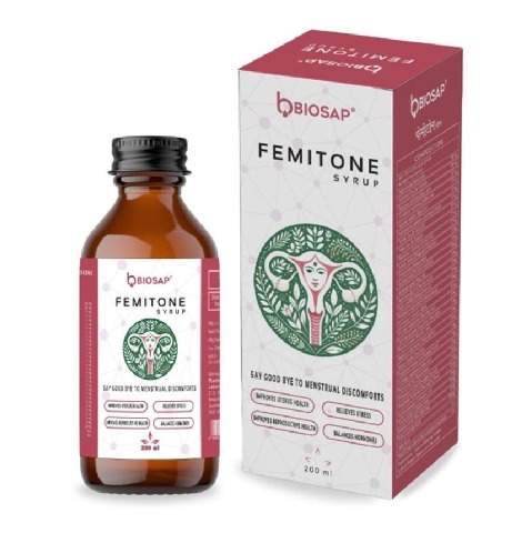 1 - BIOSAP Femitone Syrup, 200 ml Unflavoured