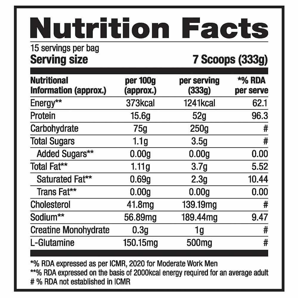 3 - Labrada Muscle Mass Gainer,  11 lb  Chocolate 