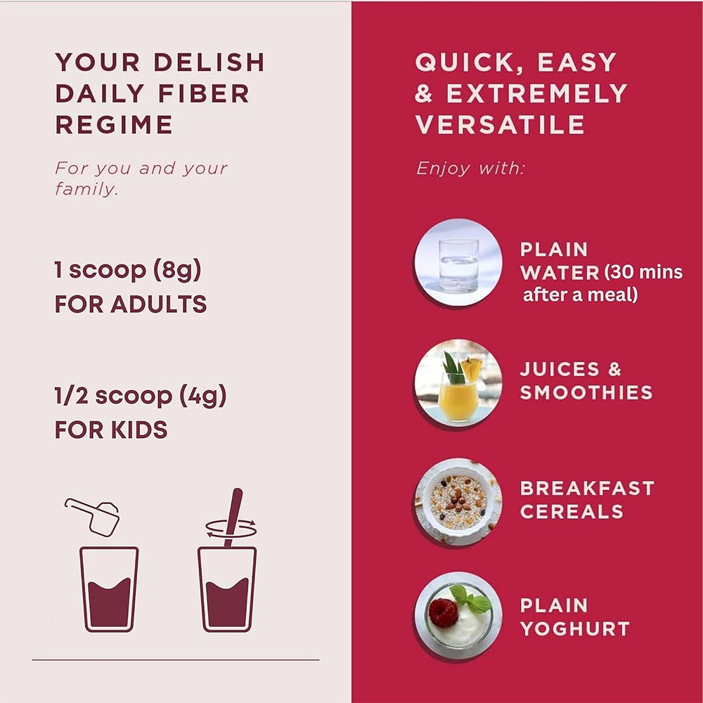 2 - Wellbeing Nutrition Daily Fiber,  240 g  Vanilla Berry 