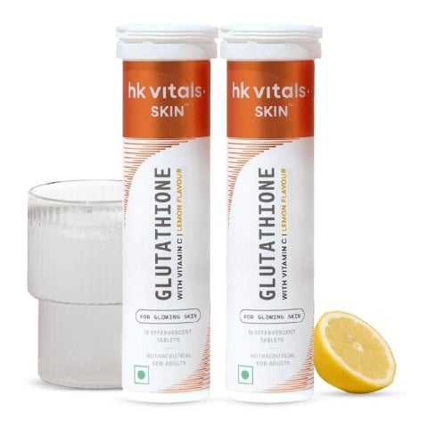 HealthKart HK Vitals Glutathione Effervescent,  Lemon  30 tablet(s) 