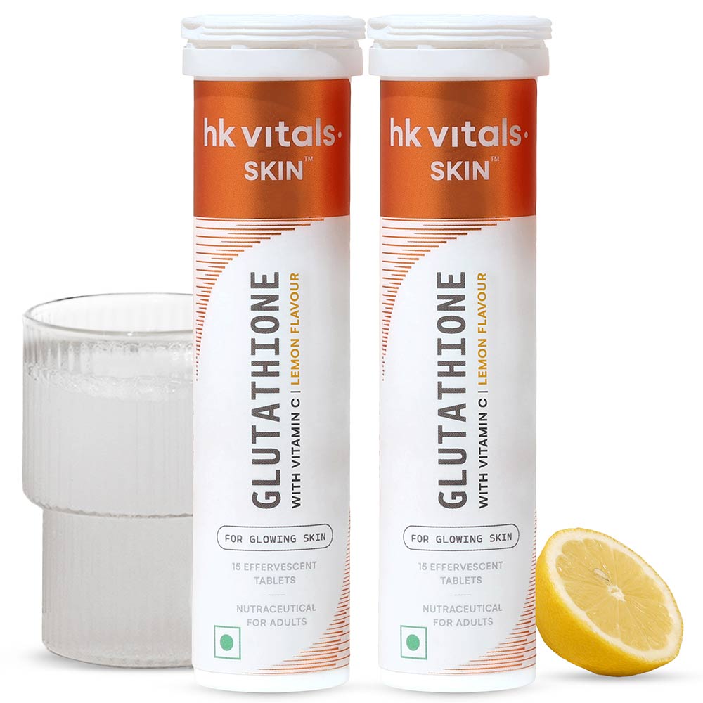 HealthKart HK Vitals Glutathione Effervescent,  Lemon  30 tablet(s) 