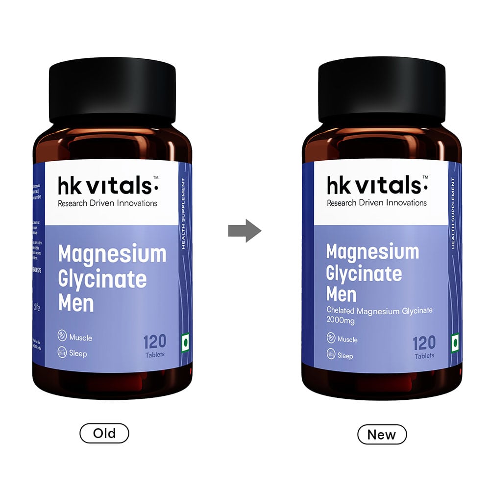1 - HK Vitals Magnesium Glycinate,  Men  120 tablet(s)