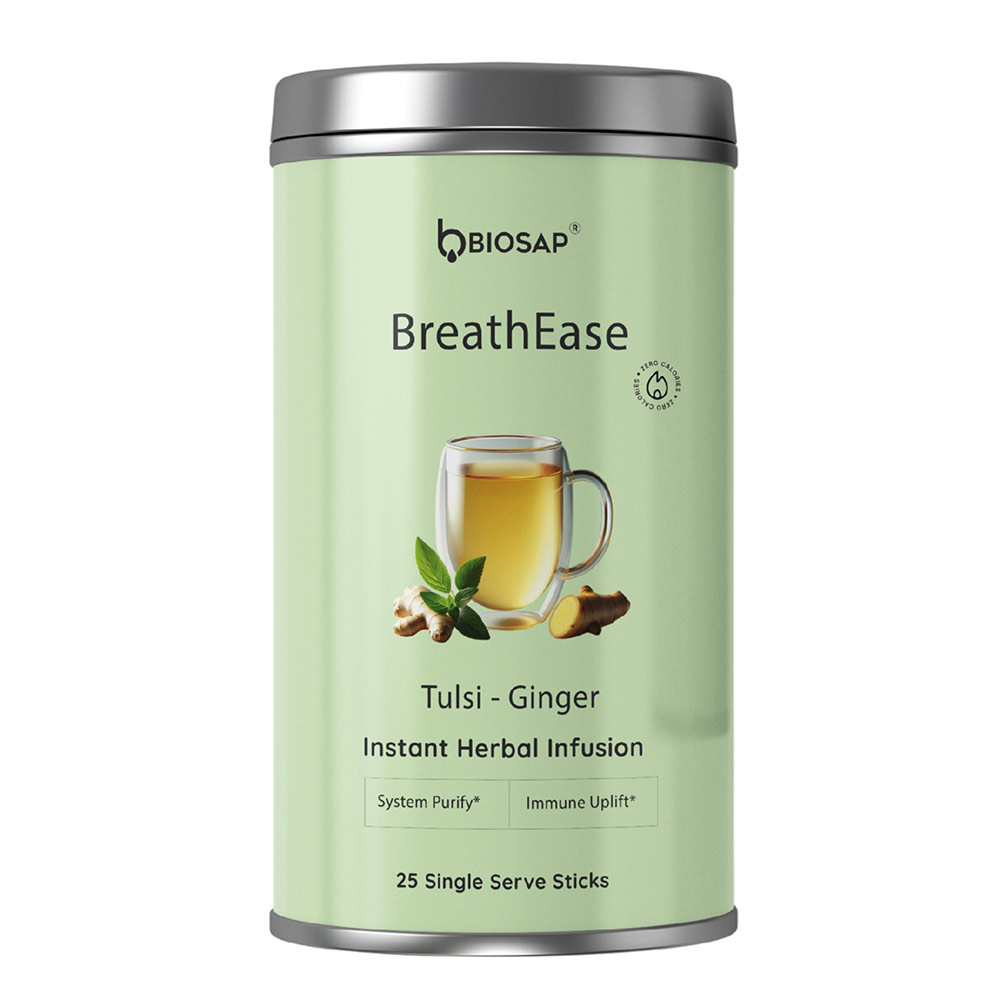 BIOSAP BreathEase, Tulsi - Ginger 25 Stick(s)